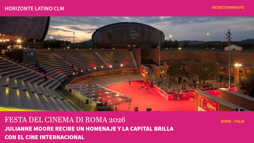 Julianne Moore, homenajeada en la Festa del Cinema di Roma 2026, siempre que la fotografía utilizada muestre efectivamente a la actriz en ese evento. Si es una fotografía de archivo, el texto ALT debe describirla sin atribuirle un contexto incorrecto.